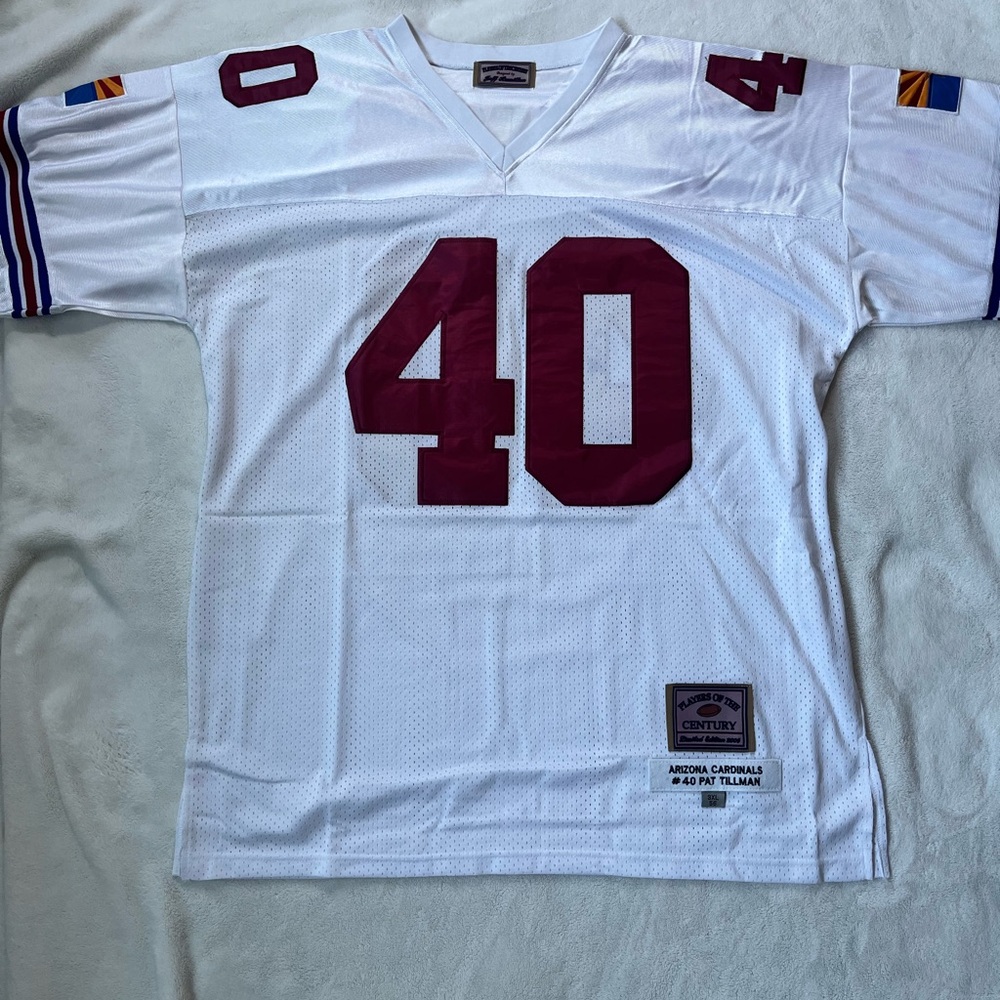Century White and Red Men's Jersey